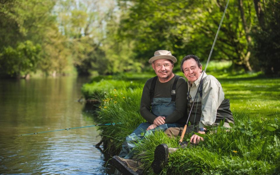 Shows such as Mortimer & Whitehouse: Gone Fishing has helped popularise angling in recent years - BBC