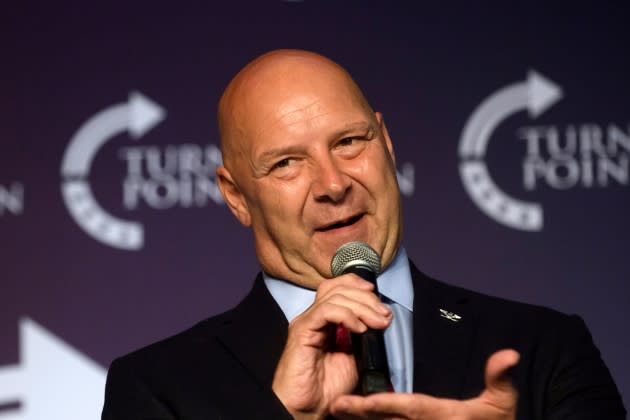 Ron DeSantis Joins Doug Mastriano As He Campaigns For Governor Of Pennsylvania - Credit: Jeff Swensen/Getty Images