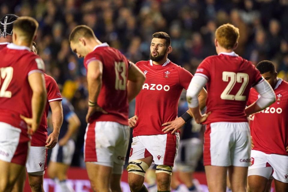 Wales were blown away by Scotland in a dismal second half at Murrayfield in round two (PA)