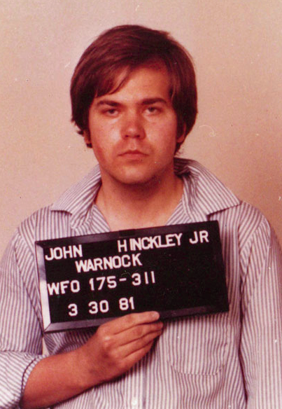 1981年刺殺雷根總統的兇手約翰．辛克萊二世（John Hinckley Jr.）（維基百科）