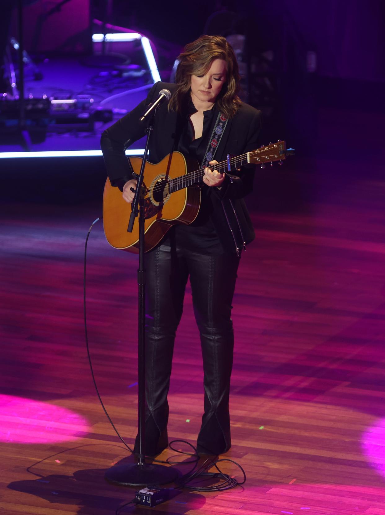 Brandy Clark performs during ACM Honors held Wednesday, August 23, 2023 at the Ryman Auditorium.