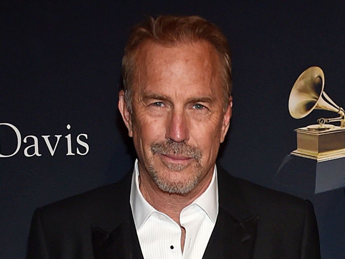  Kevin Costner at a pre-Grammys party in February  (Getty Images for The Recording A)