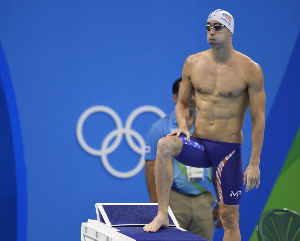 <p>It's like Michael Phelps's hips went on MTV's "Pimp My Ride."</p>