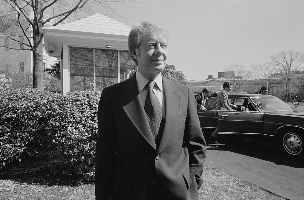 President Jimmy Carter at the White House in 1977.