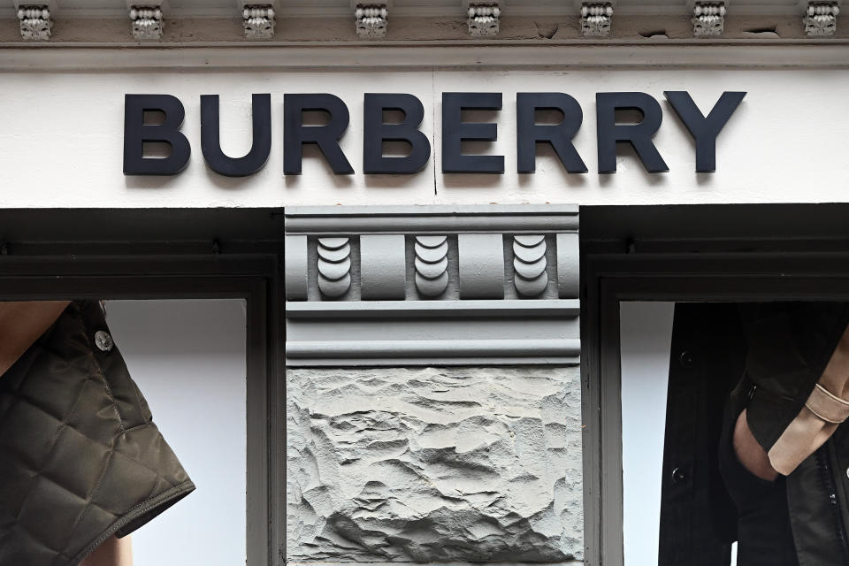 UK luxury fashion brand Burberry store in the Soho neighborhood of New York, US. Photo: Anthony Behar/Sipa USA/PA