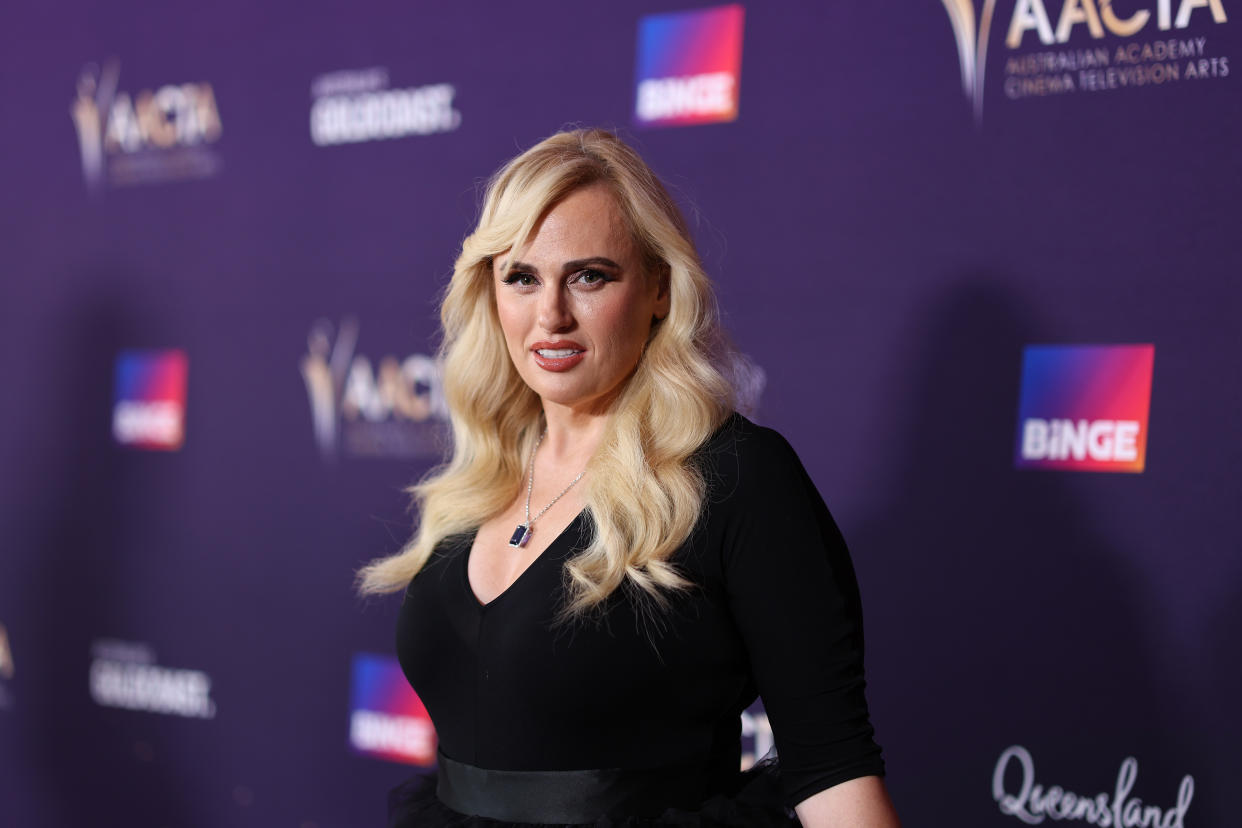Rebel Wilson attends the 2024 AACTA Awards Presented By Foxtel Group at HOTA (Home of the Arts) on February 10, 2024 in Gold Coast, Australia. (Photo by Brendon Thorne/Getty Images for AFI)