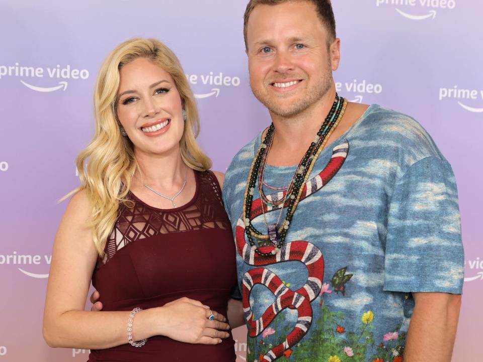 heidi montag and spencer pratt on the red carpet for an amazon prime video event in summer 2022