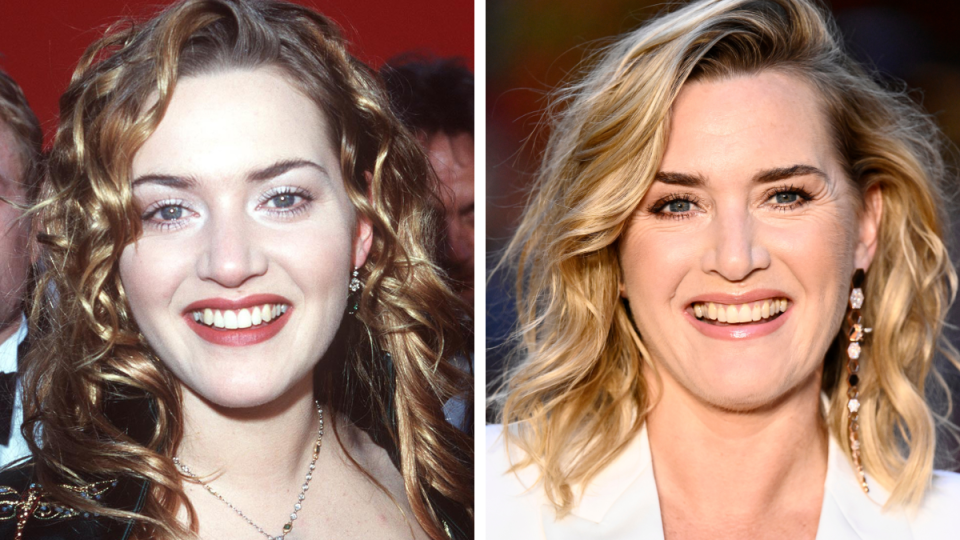 Kate Winslet in 1998 and 2023