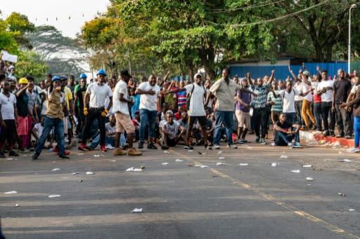 Opposition protesters have taken to the streets in frustration over Weah's economic management