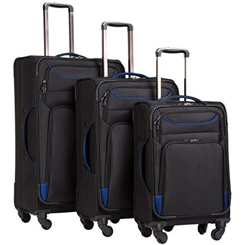 11) Coolife Luggage 3 Piece Set