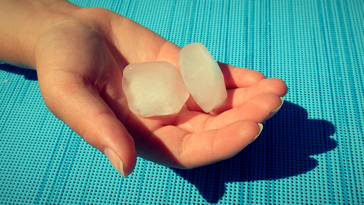 Dr Sarah Jarvis warned people to avoid putting ice directly onto their skin. (Photo posed by model - Getty Images)