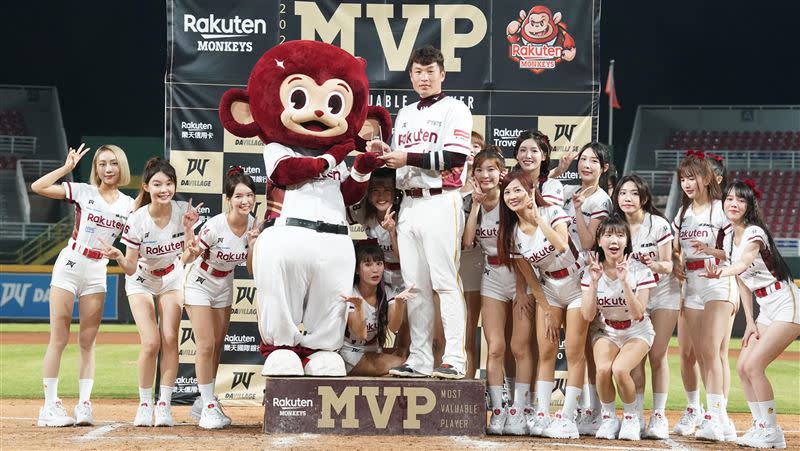 林泓育首局開轟獲選單場MVP。（圖／樂天桃猿提供）