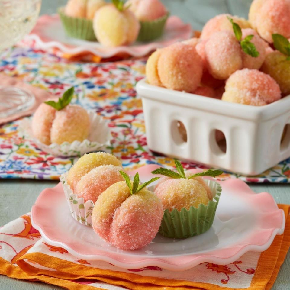 spring cookies italian peach