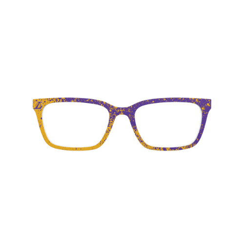 Lakers Splatter Larkin Frame