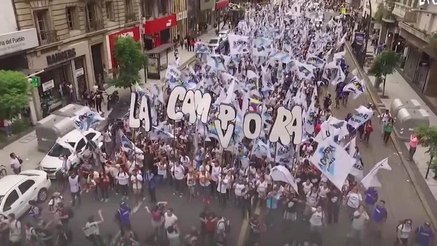 La Cámpora también marcha a la Plaza de Mayo