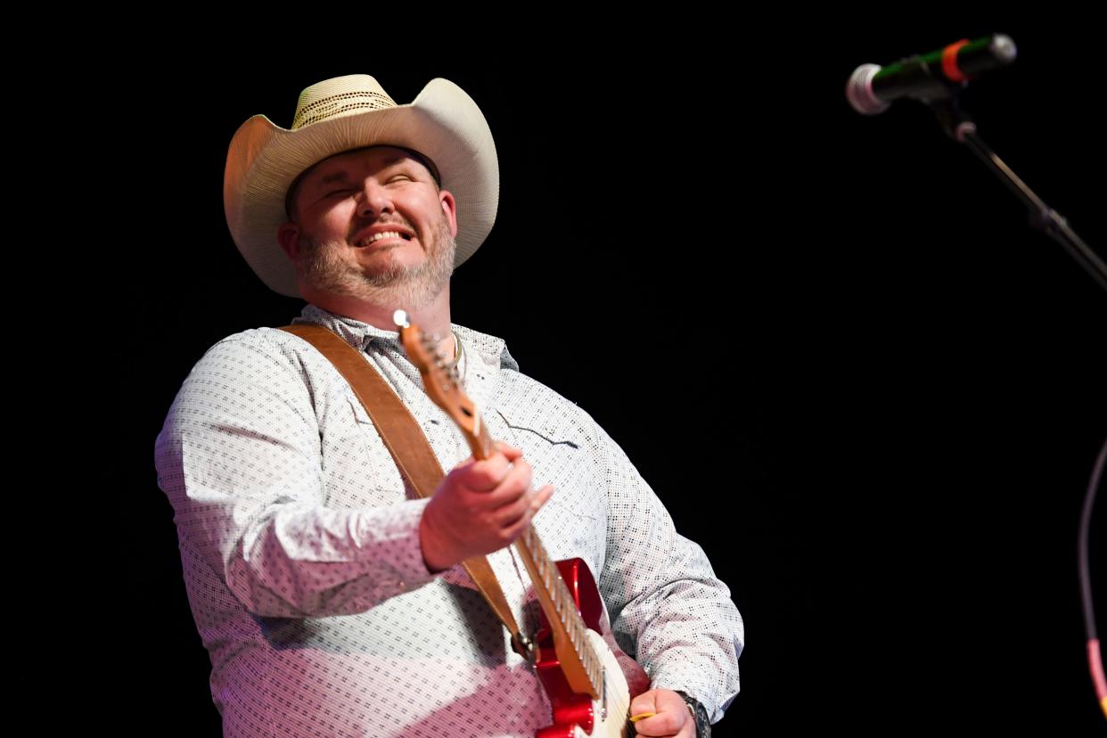 Ronald Radford, performs during the South Carolina Entertainment and Music Hall of Fame after being inducted into the hall of fame at McAlister Auditorium on Thursday, April 25, 2024.