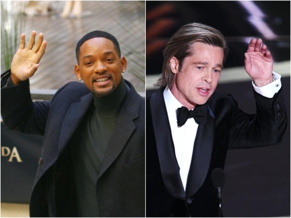 Will Smith y Brad Pitt se despidieron del papel de Neo en “The Matrix” (Philippe Desmazes/Kevin Winter/Getty Images)