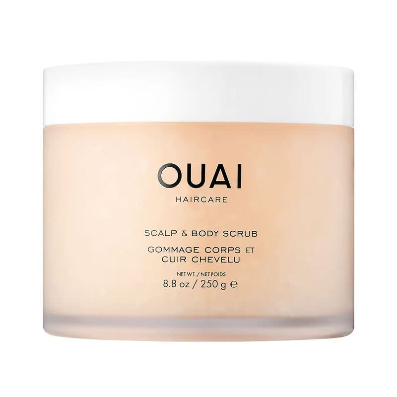 <p><a href="https://go.redirectingat.com?id=74968X1596630&url=https%3A%2F%2Fwww.sephora.com%2Fproduct%2Fscalp-body-scrub-P434221&sref=https%3A%2F%2Fwww.oprahdaily.com%2Fbeauty%2Fskin-makeup%2Fg43933077%2Fbest-body-scrubs%2F" rel="nofollow noopener" target="_blank" data-ylk="slk:Shop Now;elm:context_link;itc:0;sec:content-canvas" class="link rapid-noclick-resp">Shop Now</a></p><p>Cleansing Scalp & Body Sugar Scrub</p><p>$40.00</p><p>sephora.com</p><span class="copyright">Ouai </span>