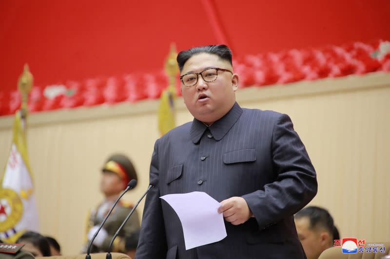North Korean leader Kim Jong Un holds a military meeting in Pyongyang