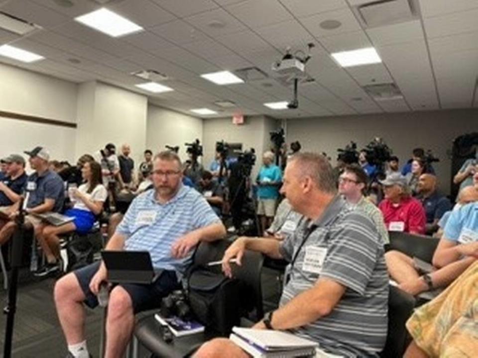 Turnout was strong for the 2023 Kentucky Wildcats football Media Day.