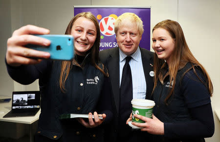 Britain's Foreign Secretary Boris Johnson visits Trinity College, Dublin, Ireland November 17, 2017. REUTERS/Brian Lawless/Pool