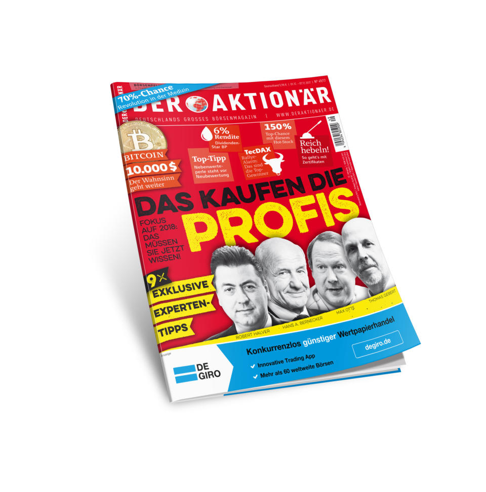 Aktuelle Ausgabe: Bernecker, Otte und Co - Fokus auf 2018 - das kaufen die Profis!