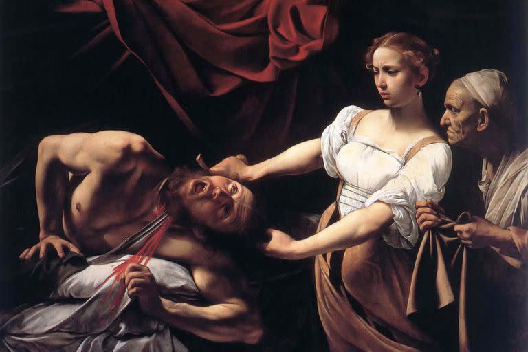 "Judith decapitando a Holofernes", de 1599, integra el acervo de la Galería Nacional de Arte Antiguo de Roma