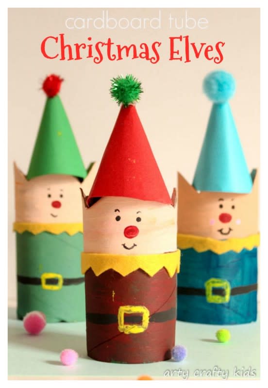 <p>Arty Craft Kids</p><p>Santa will be jealous that your kids are spending so much time with his holiday helpers after he sees they created these adorable elves. Check out <em><a href="https://www.artycraftykids.com/craft/cardboard-tube-christmas-elf-craft/" rel="nofollow noopener" target="_blank" data-ylk="slk:Arty Craft Kids;elm:context_link;itc:0;sec:content-canvas" class="link ">Arty Craft Kids</a></em> for more info.</p>