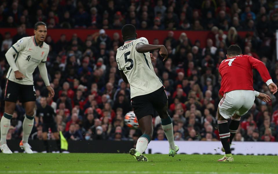 Cristiano Ronaldo's goal was chalked off by Var - GETTY IMAGES