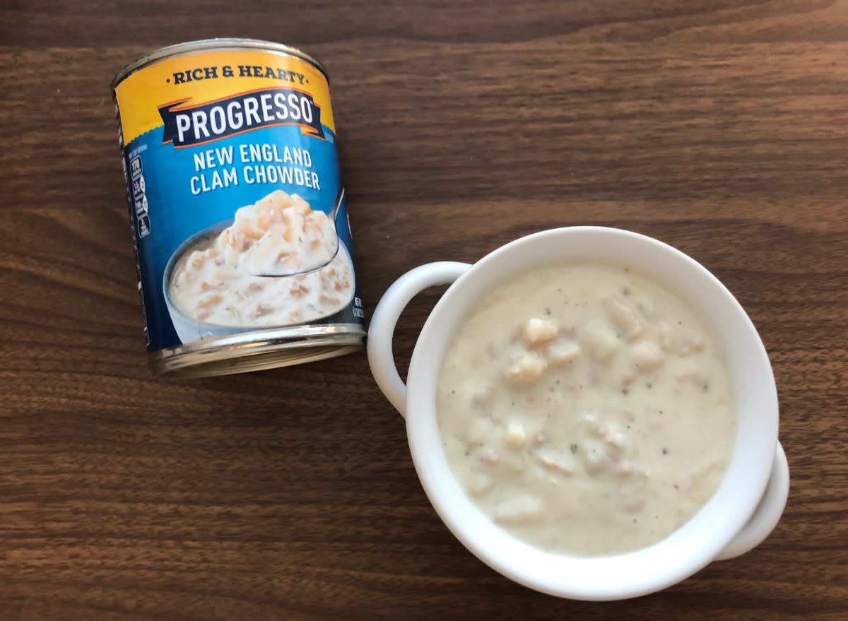 progresso clam chowder