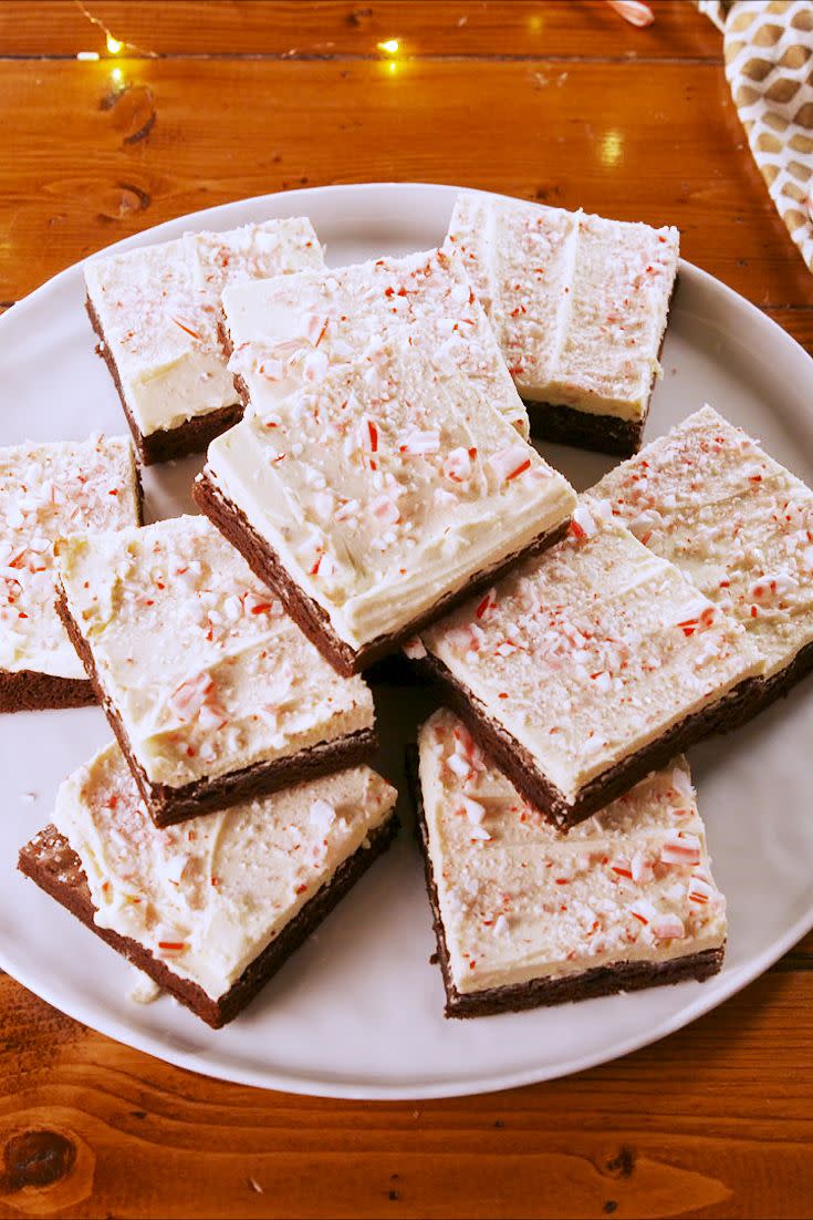 Peppermint Bark Brownies