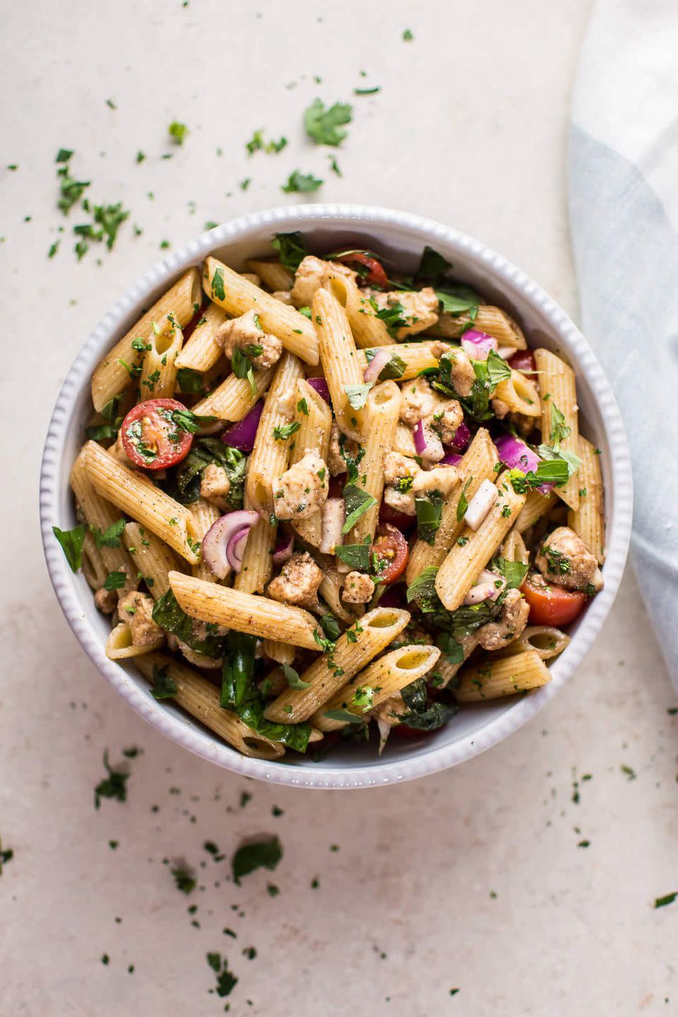 <p>Made with just a few ingredients you likely already have at home, you can whip up this light dish in no time. </p><p><strong>Get the recipe at <a rel="nofollow noopener" href="http://www.saltandlavender.com/balsamic-caprese-pasta-salad/" target="_blank" data-ylk="slk:Salt and Lavender;elm:context_link;itc:0;sec:content-canvas" class="link ">Salt and Lavender</a></strong><strong>.</strong></p><p><strong>RELATED:</strong> <a rel="nofollow noopener" href="https://www.womansday.com/food-recipes/food-drinks/g23/30-awesome-avocado-recipes-36194/" target="_blank" data-ylk="slk:Easy and Satisfying Avocado Recipes You Need to Try ASAP;elm:context_link;itc:0;sec:content-canvas" class="link ">Easy and Satisfying Avocado Recipes You Need to Try ASAP</a></p>