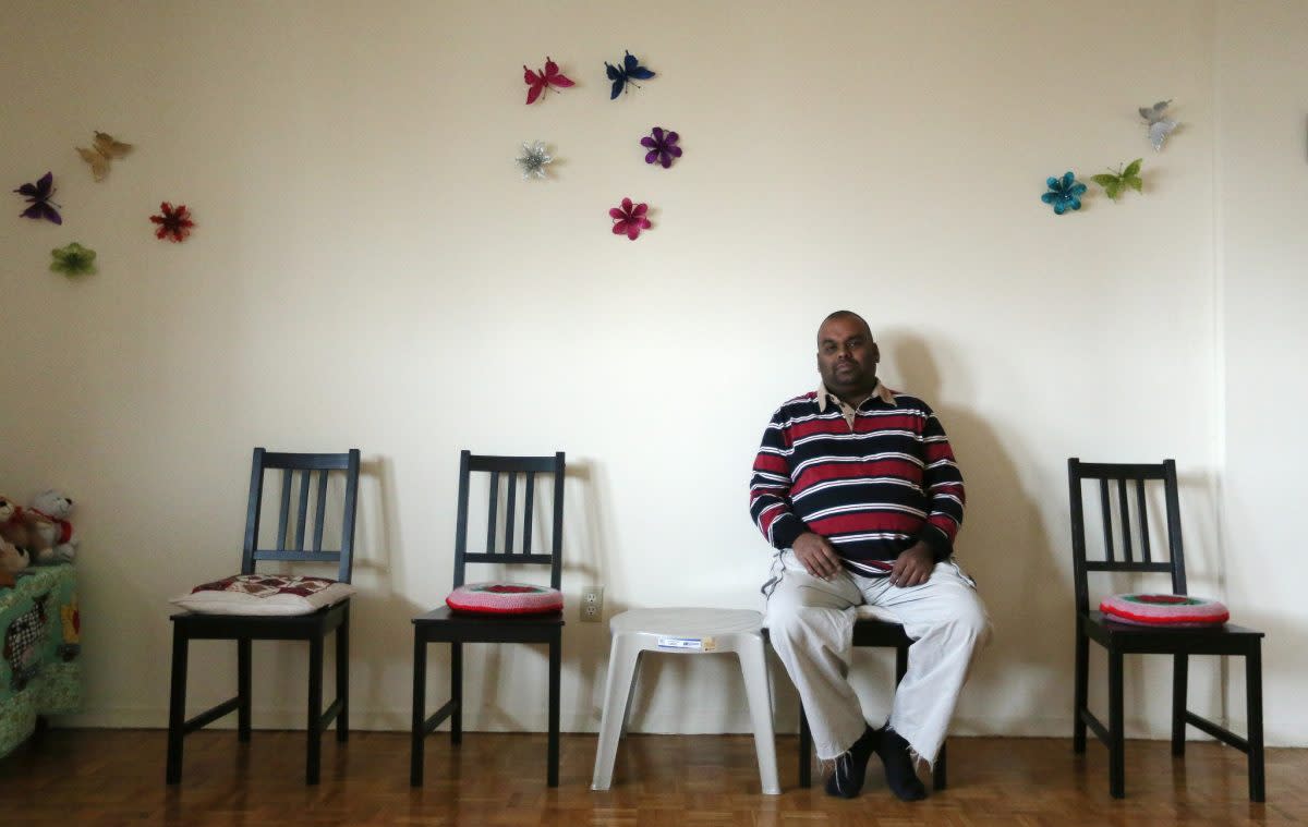 Tamil Canadian Roy Samathanam in 2013, when he filed a complaint against the Sri Lankan government before the UN Human Rights Committee for torture. He was detained for three years from 2007 to 2010. Photo: Steve Russell/Toronto Star via Getty Images