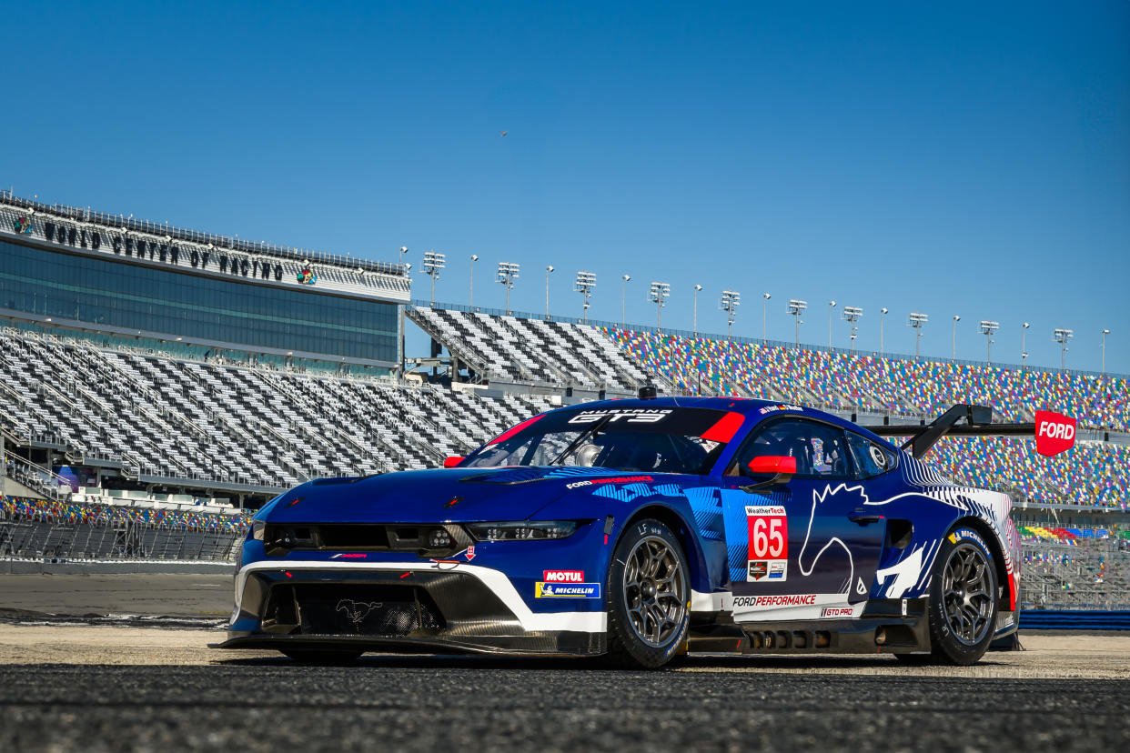 The Ford Mustang GT3 race car (credit: Ford)