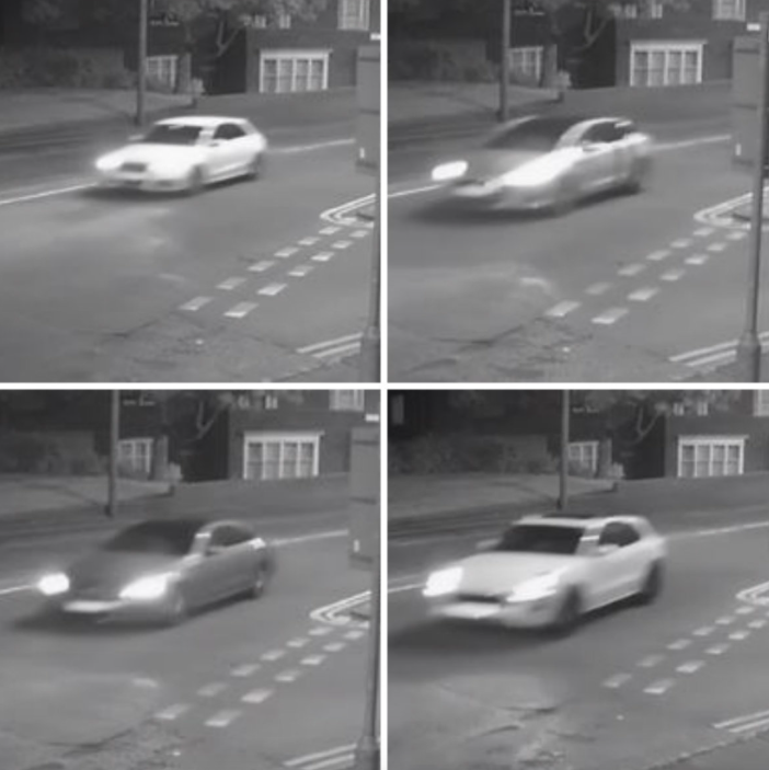 Detectives are trying to trace the owners of four vehicles that were caught on CCTV near the scene (SWNS)