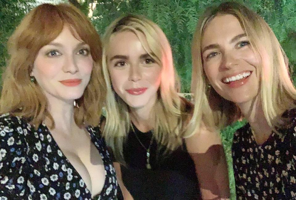 january jones, kiernan shipka, christina hendricks