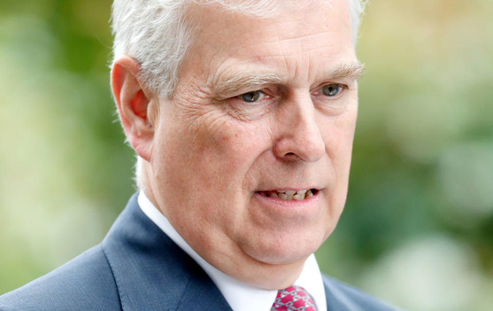 Prince Andrew's legal troubles continued in 2021. (Image via Getty Images)