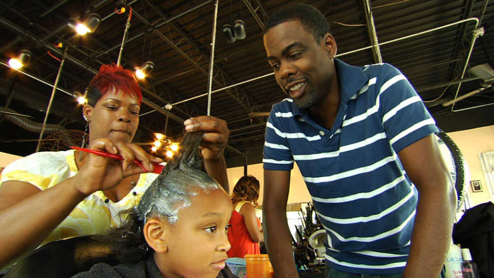 Comedian Chris Rock explores the world of Black hair care in the 2009 documentary "Good Hair."