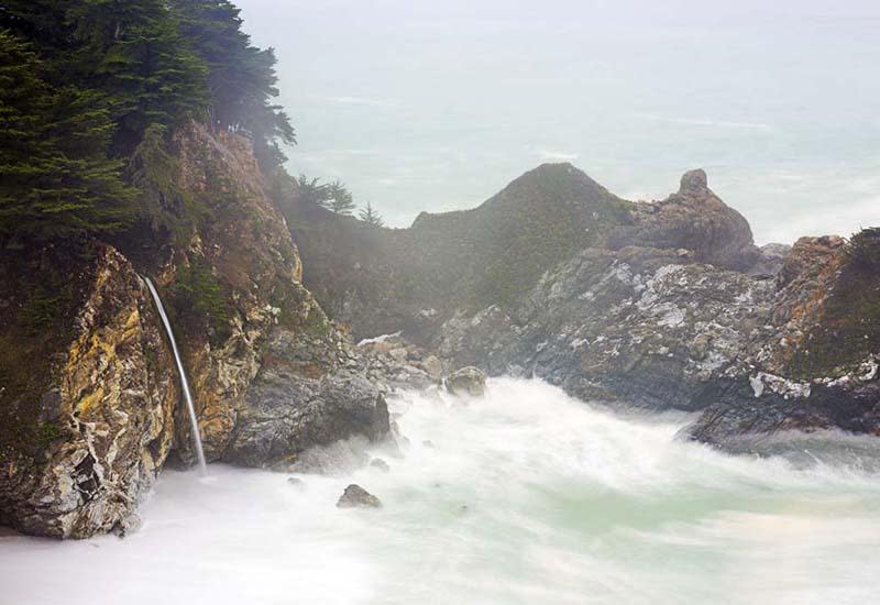 5. Take a hike at Pfeiffer Falls Trailhead where the waterfalls meet the sea