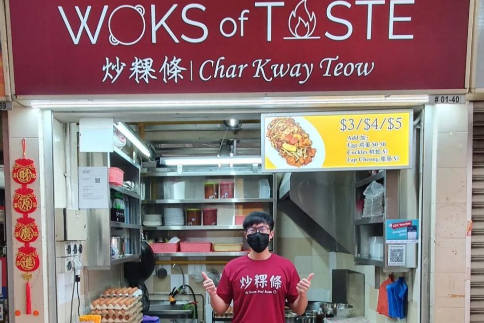 woks of taste - stall front