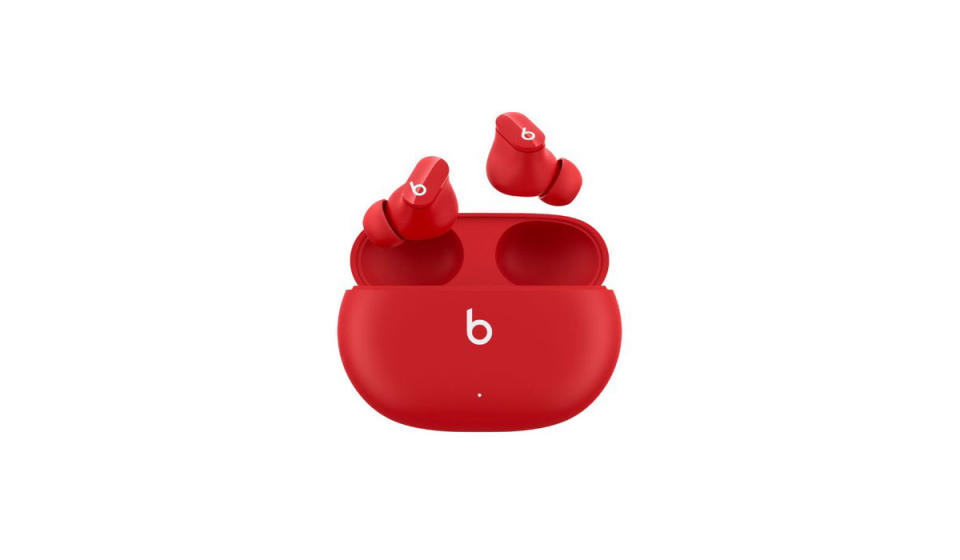 Beats earbuds in red. (Photo:Walmart)