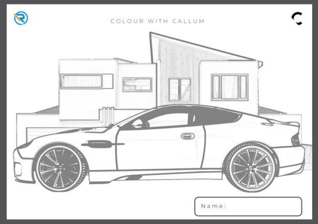 aston martin coloring pages