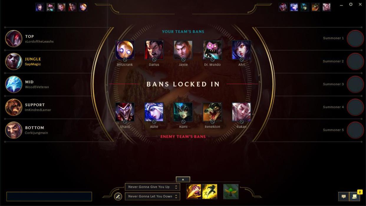 10 bans are coming soon to a League of Legends solo queue game near you (Riot Games)