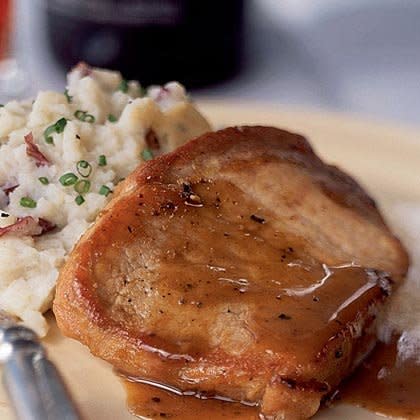 Honey and Spice-Glazed Pork Chops