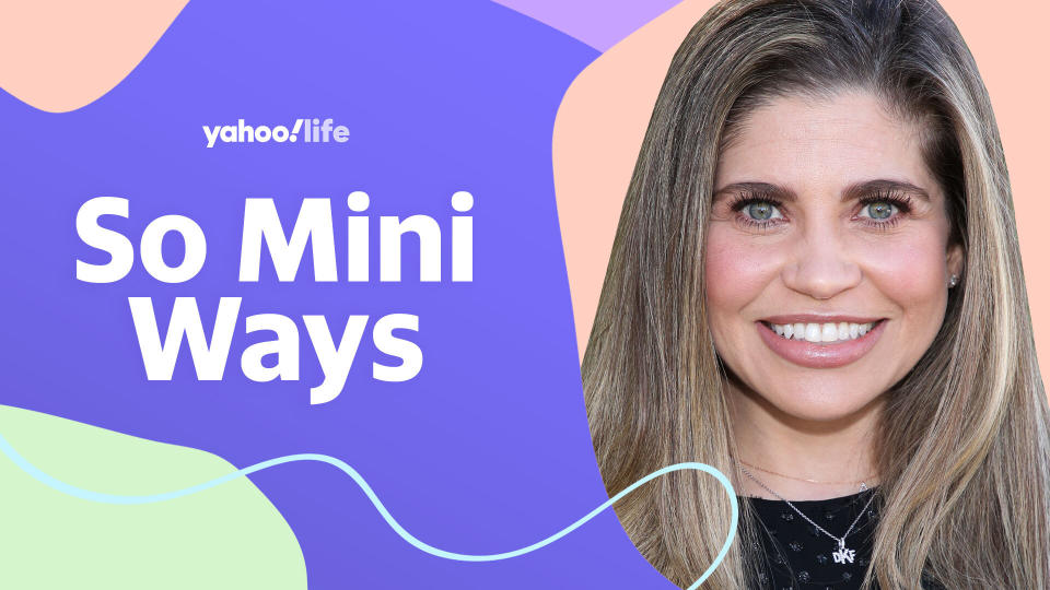 Danielle Fishel on parenting a toddler and being pregnant at 40. (Photo: Getty; designed by Quinn Lemmers)