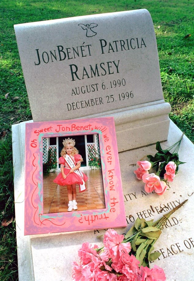 JonBenet Ramsey, Gravestone