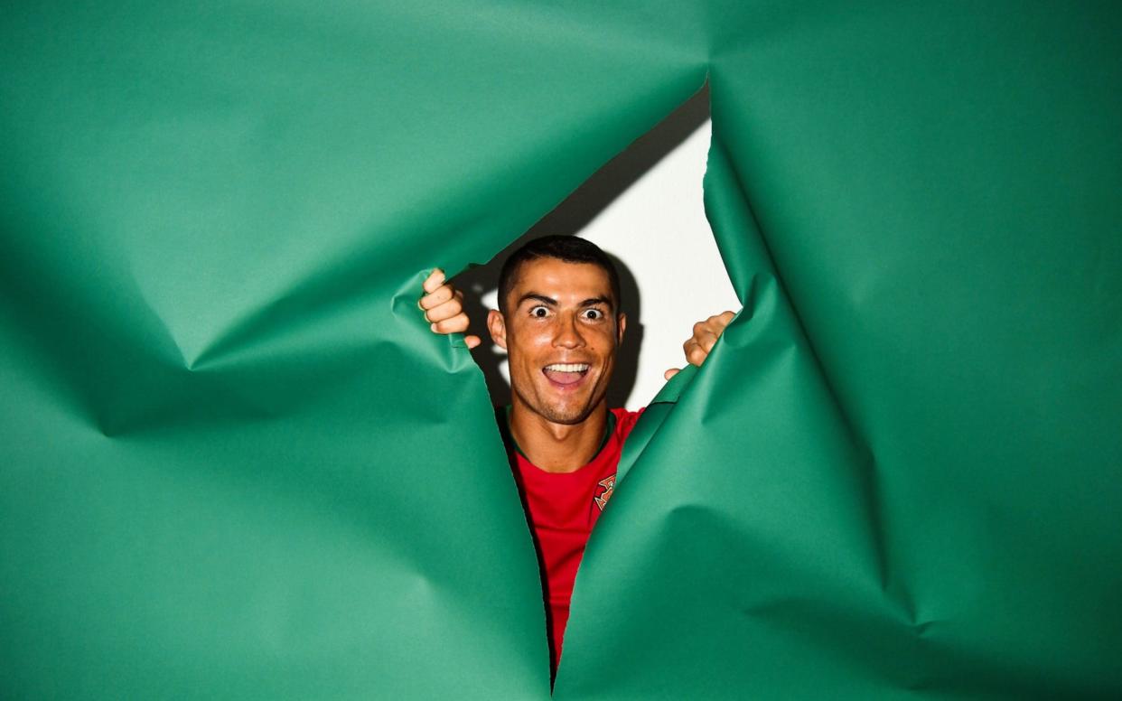 Cristiano Ronaldo poses for a portrait ahead of the World Cup in Russia - FIFA