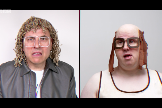 David Walliams and Matt Lucas recreate their Little Britain characters for BBC's Big Night In (BBC)