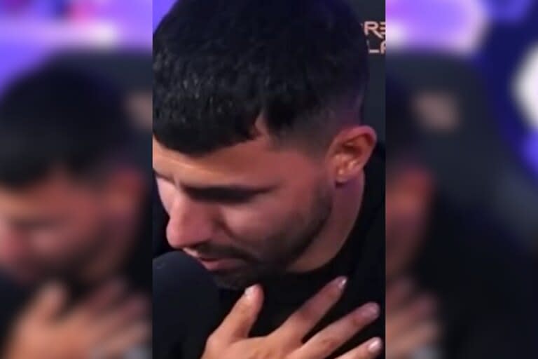 Sergio "Kun" Agüero preocupó a sus seguidores en vivo