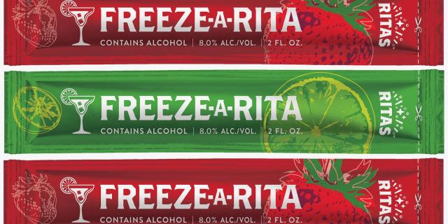 Ritas Has New Frozen Margarita Ice Pops With 8% ABV in Lime and Strawberry  Flavors